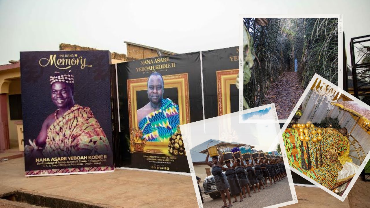 Laying to rest of Yonso-Odumase Hene “Sika sa” Nana Asare Yeboah Kodie II.