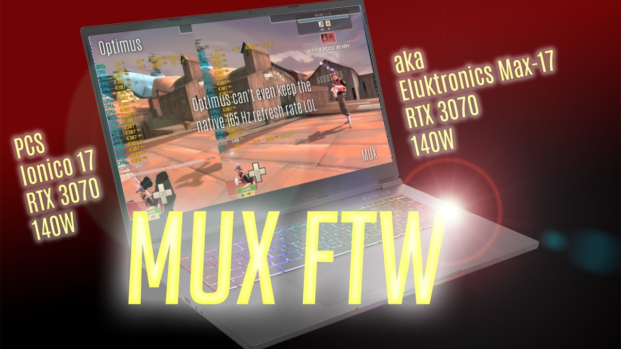Ionico17 / #Max-17: Updating new BIOS and benchmarking w/ #MUX enabled!