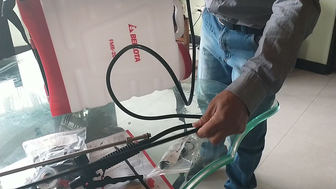 Demostración y Armando Fumigadora BELLOTA 20L