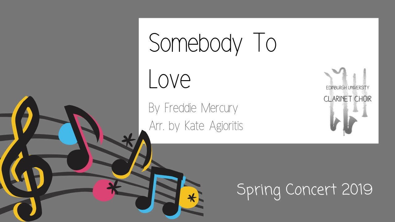 Somebody to Love - Freddie Mercury (Queen) - Edinburgh University Clarinet Choir