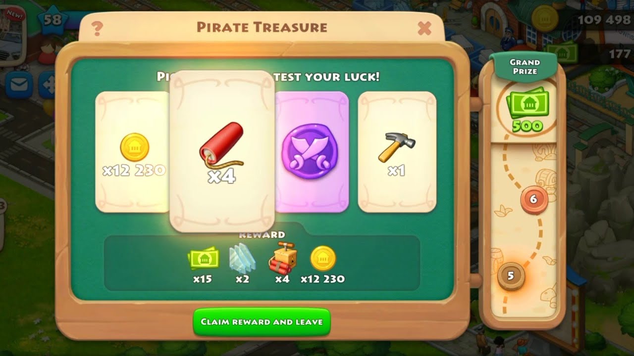 Township Pirate Treasure EVENT gameplay