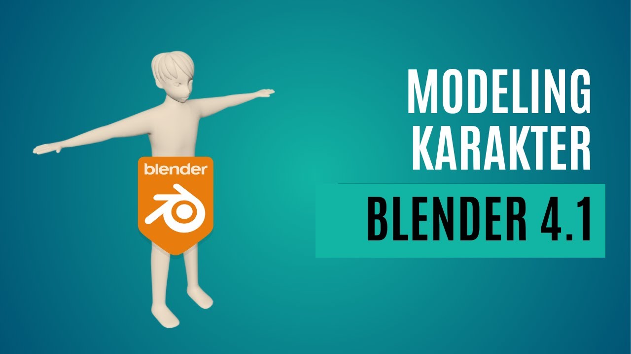 GUE BUKA RAHASIA!! Tutorial Modeling Karakter di Blender 4.1