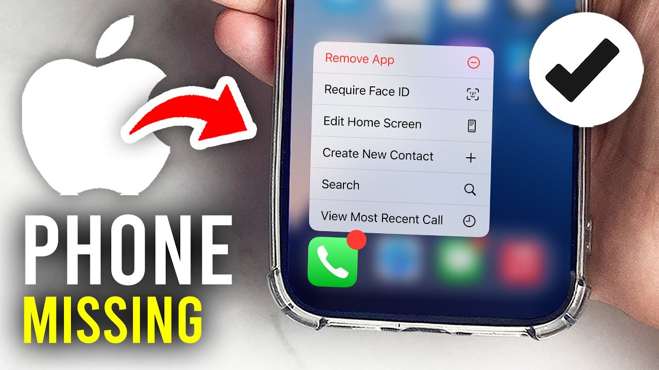 Fix Phone App Missing On iPhone Home Screen - Full Guide