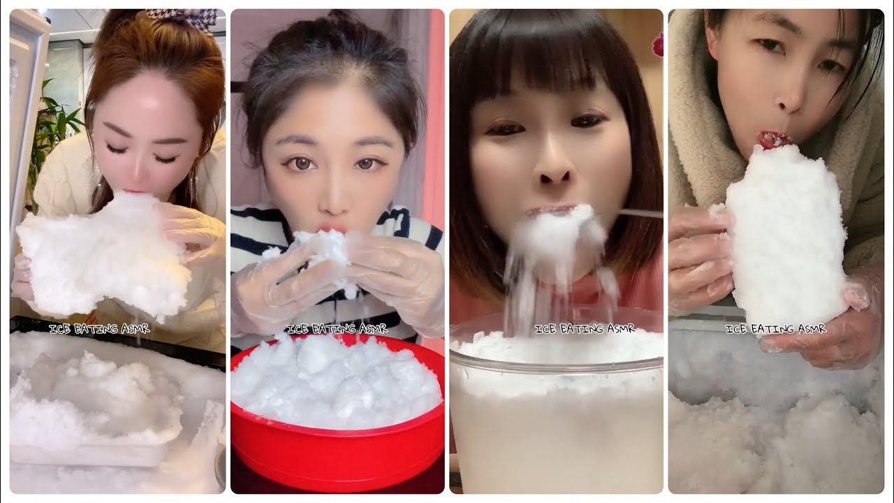[ASMR] FREEZER FROST EATING & frystifrost & SOFT ICE EATING & ICE MUKBANG & ЯДЕНЕ С ЛЕД & BUZ YEMEK