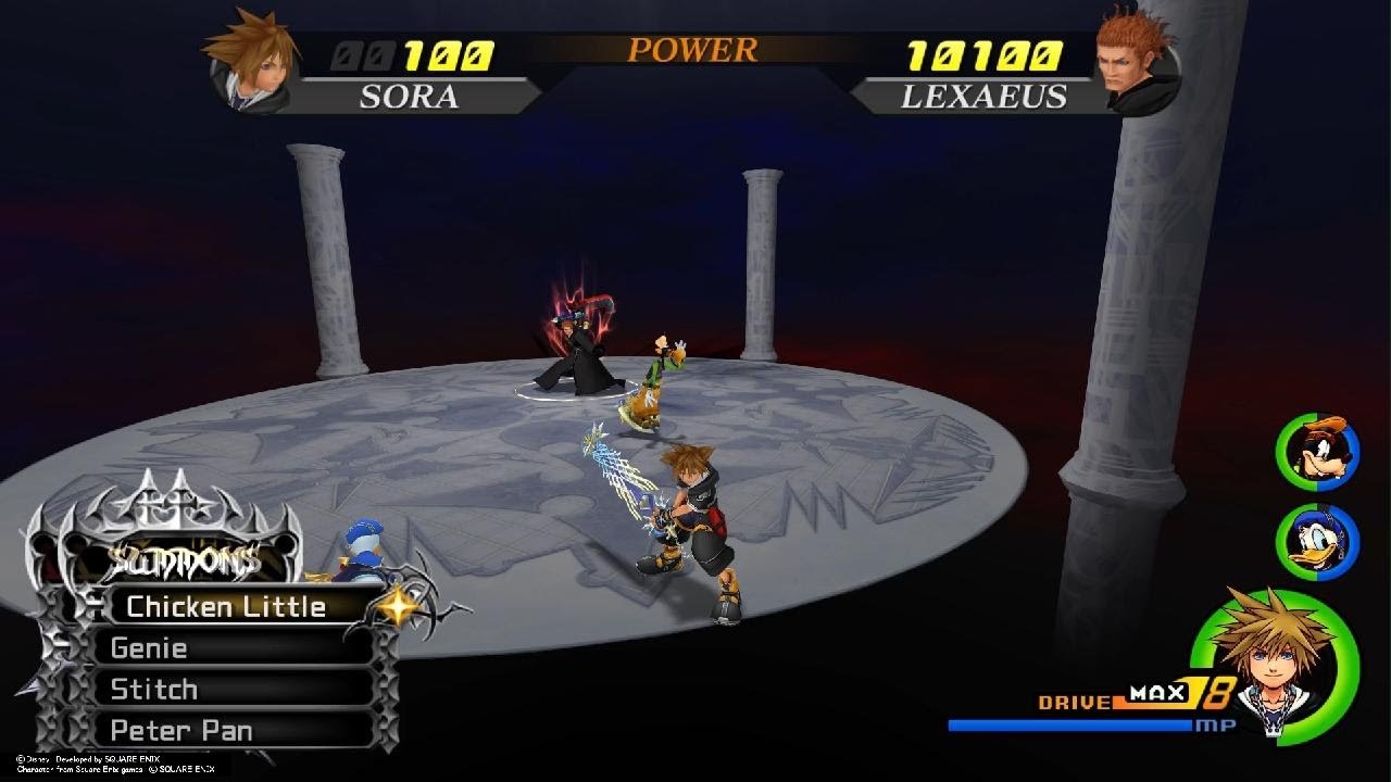 KINGDOM HEARTS 2 FM: Data Lexaeus Boss Battle (Critical)