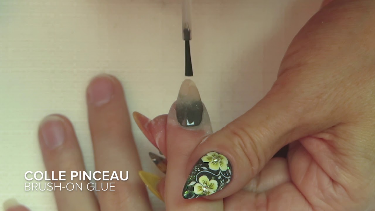 Nail Cr&eacute;ation | Vid&eacute;o technique r&eacute;sine et poudre -   D&eacute;grad&eacute; de deux poudres de couleurs
