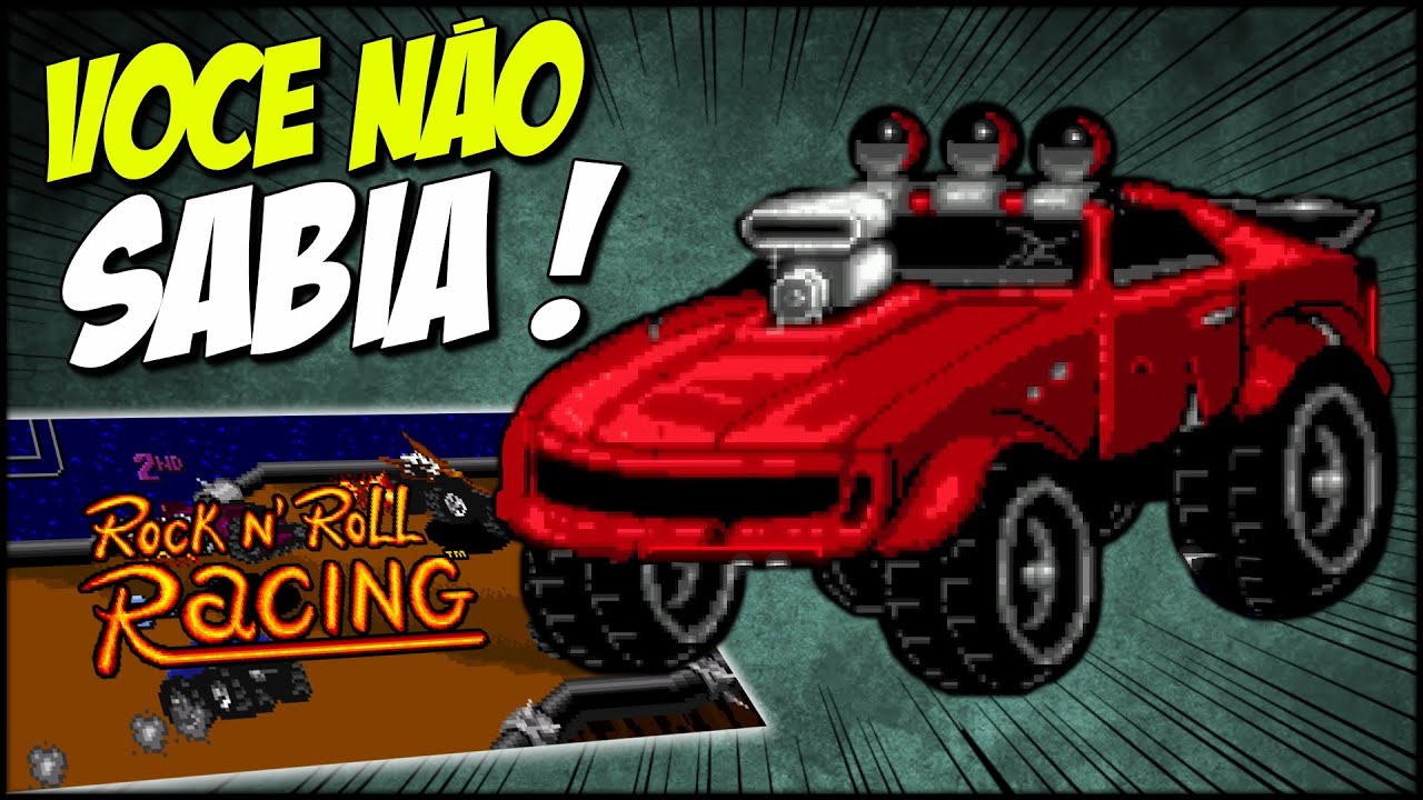 EASTER EGGS e CURIOSIDADES sobre ROCK AND ROLL RACING