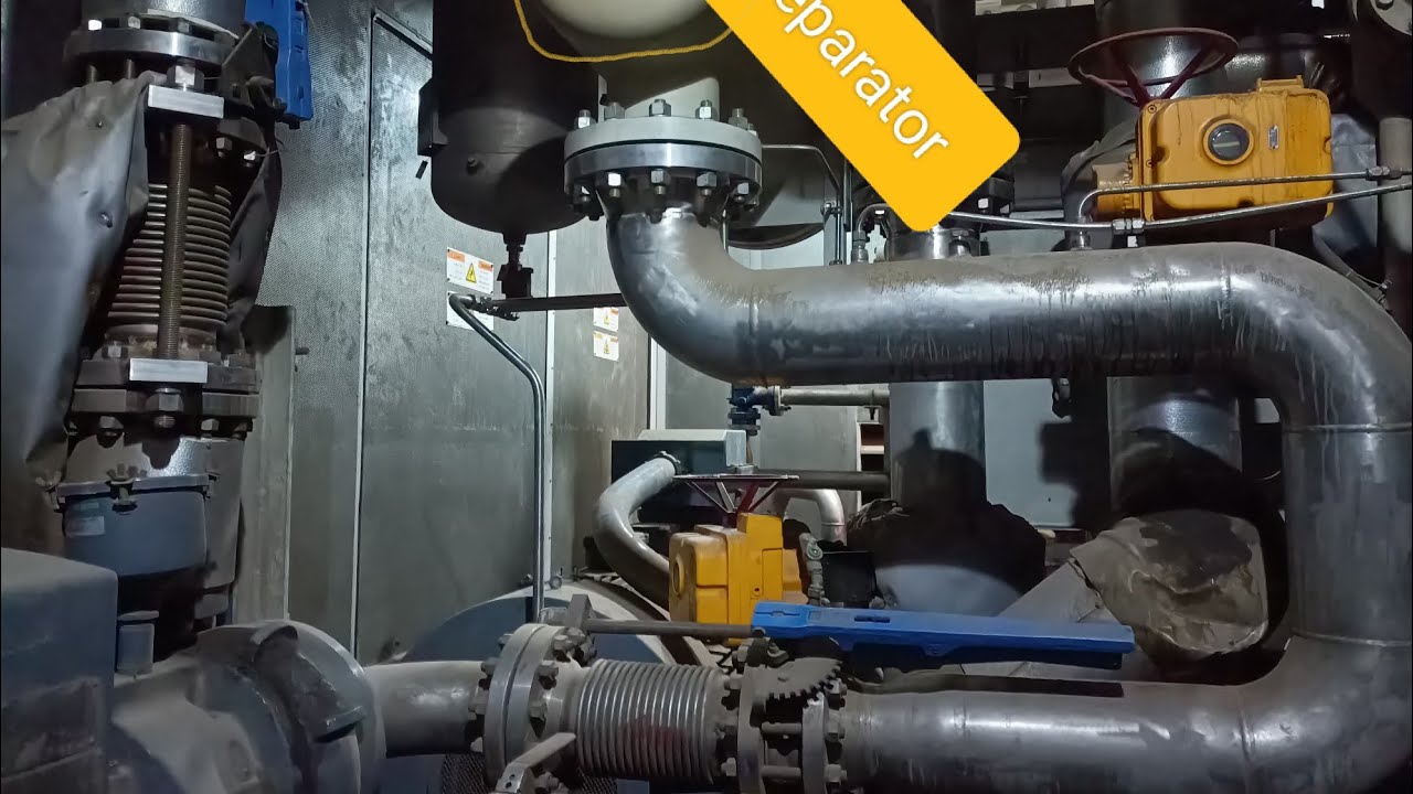 gas turbine GE 9FA atomizing air system & LFO, WIJ purge system's(local).