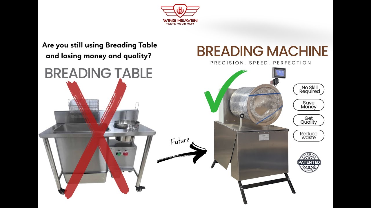 Breading Table vs Breading Machine | Save Money, Reduce Waste | Fried Chicken Shop Equipment