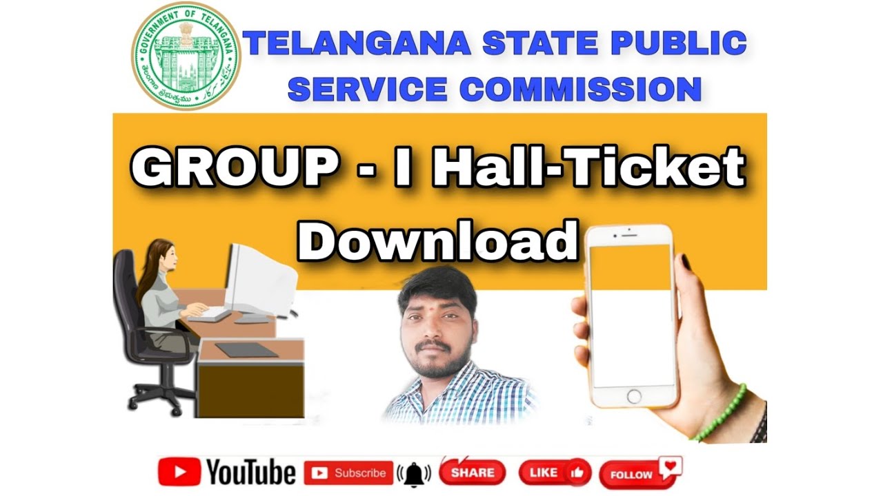 Group 1 Hall ticket Download TSPSC #hallticket #telangana #tspsc