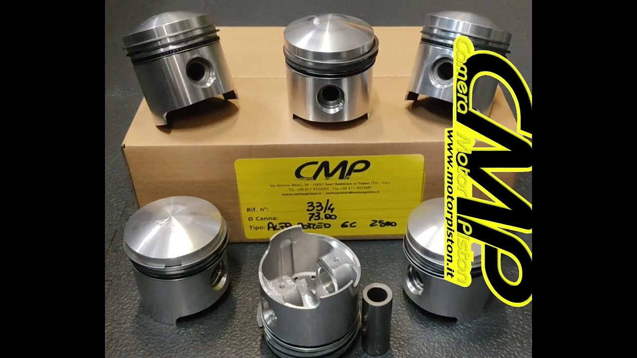 Alfa Romeo 6c 2500 Costruzione Pistoni Forgiati CMP Motorpiston