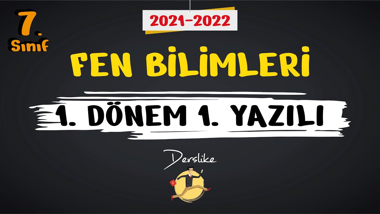 7. Sınıf Fen Bilimleri | 1.Dönem 1.Yazılı Soruları