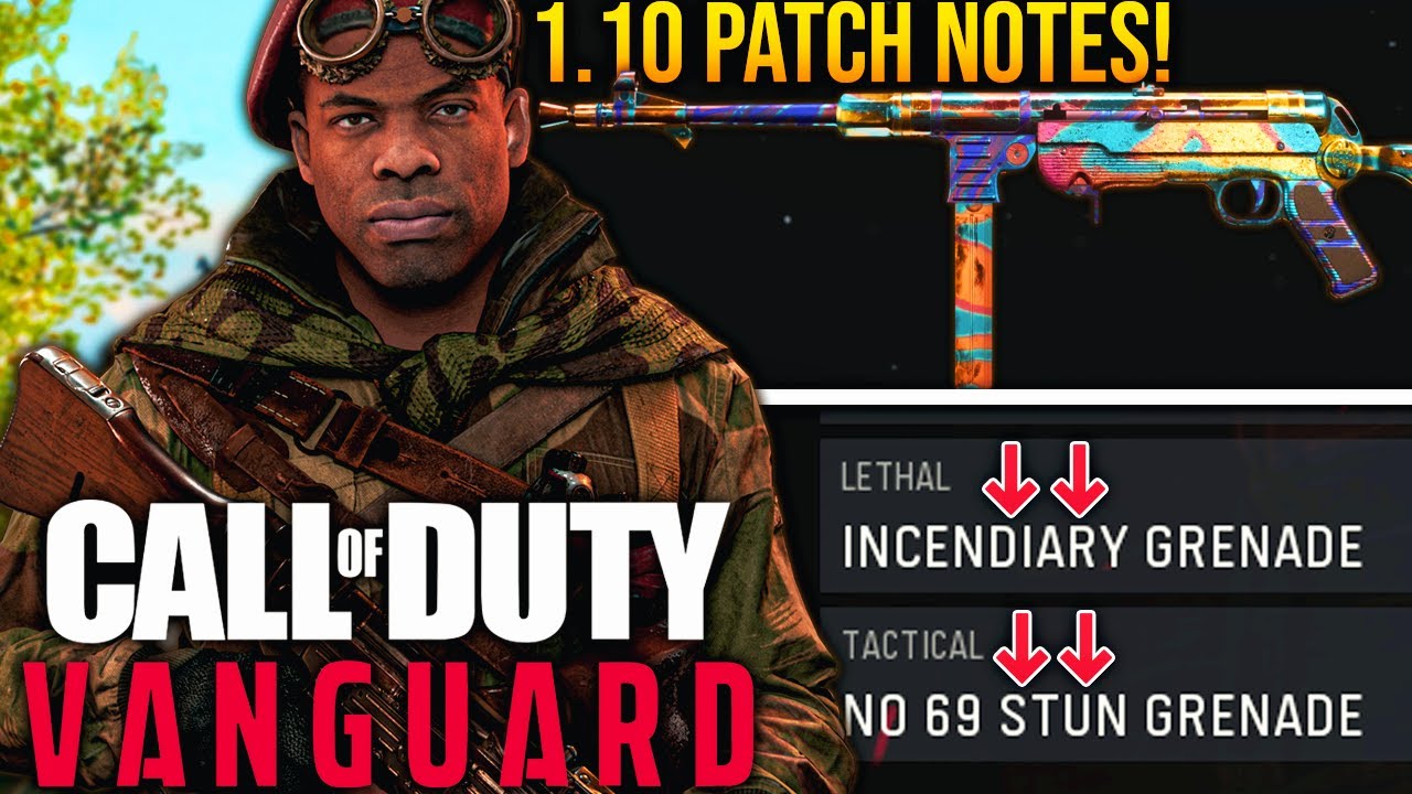VANGUARD: ALL MAJOR CHANGES In The 1.10 UPDATE! (ATOMIC FIX, INCENDIARY NERFS, & MORE!)