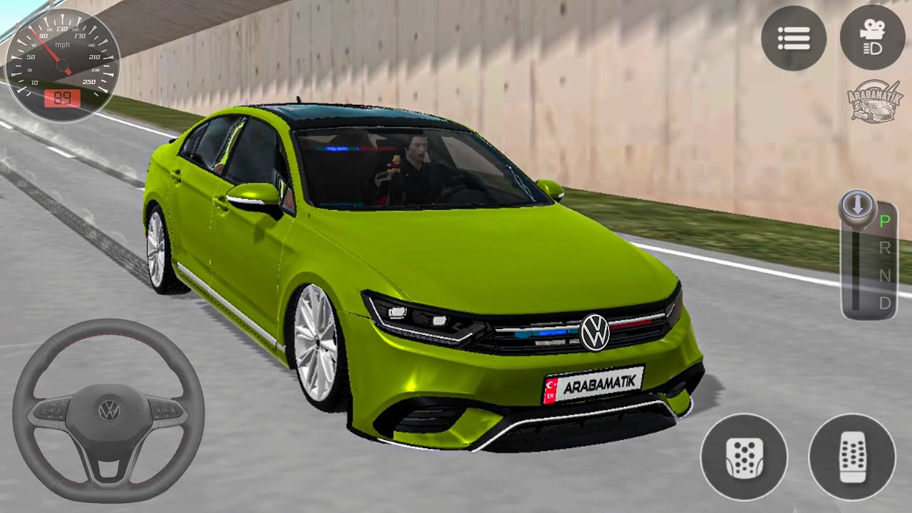 Modifiyeli Passat S&uuml;r&uuml;ş Sim&uuml;lat&ouml;r Oyunu - Pasat City Araba Oyunu - Android GamePlay