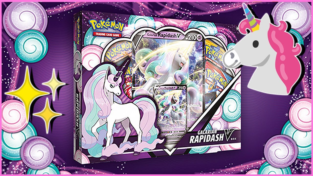 Opening a Pokemon Galarian Rapidash V Box 🦄