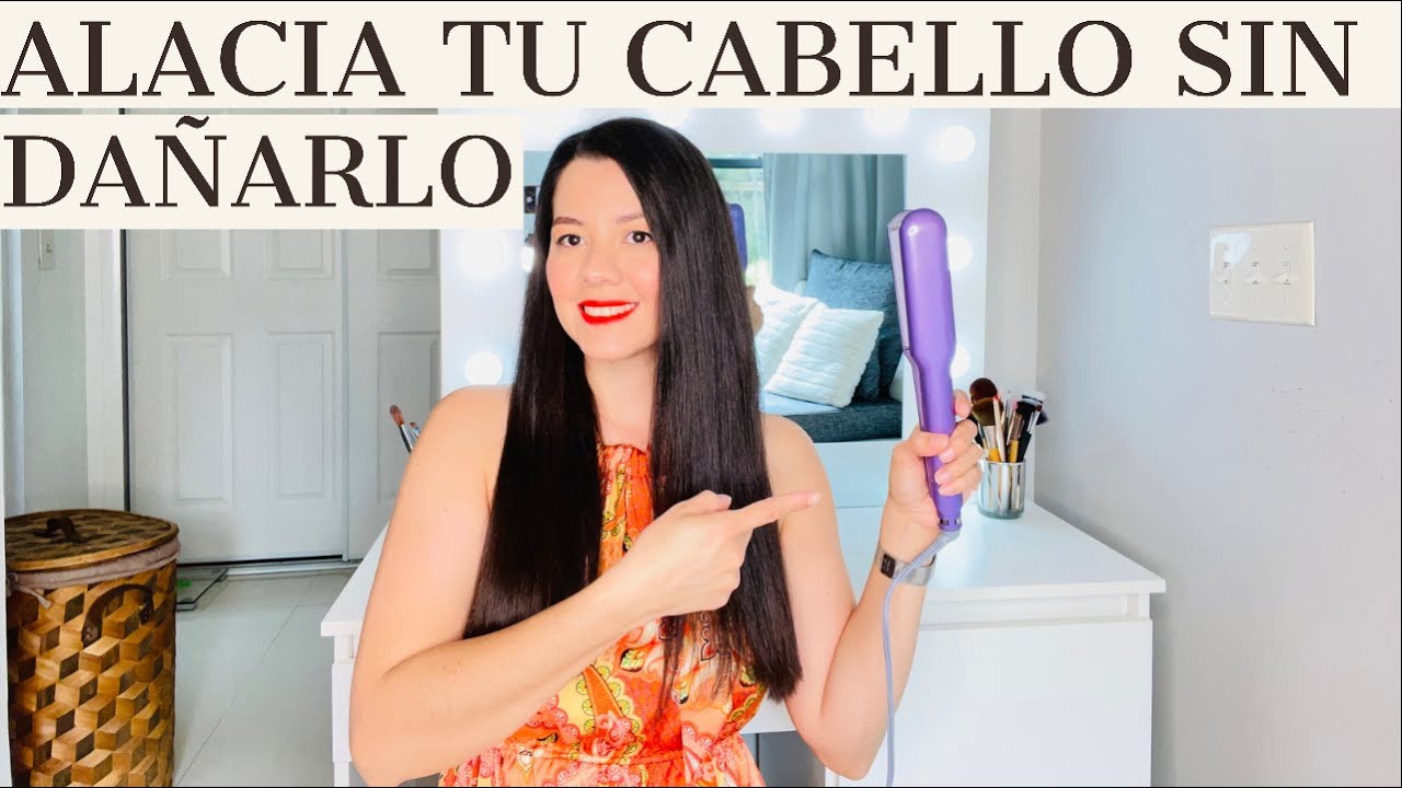 COMO PLANCHAR EL CABELLO || ALACIA TU CABELLO SIN DAÑARLO || CATHY TIPS