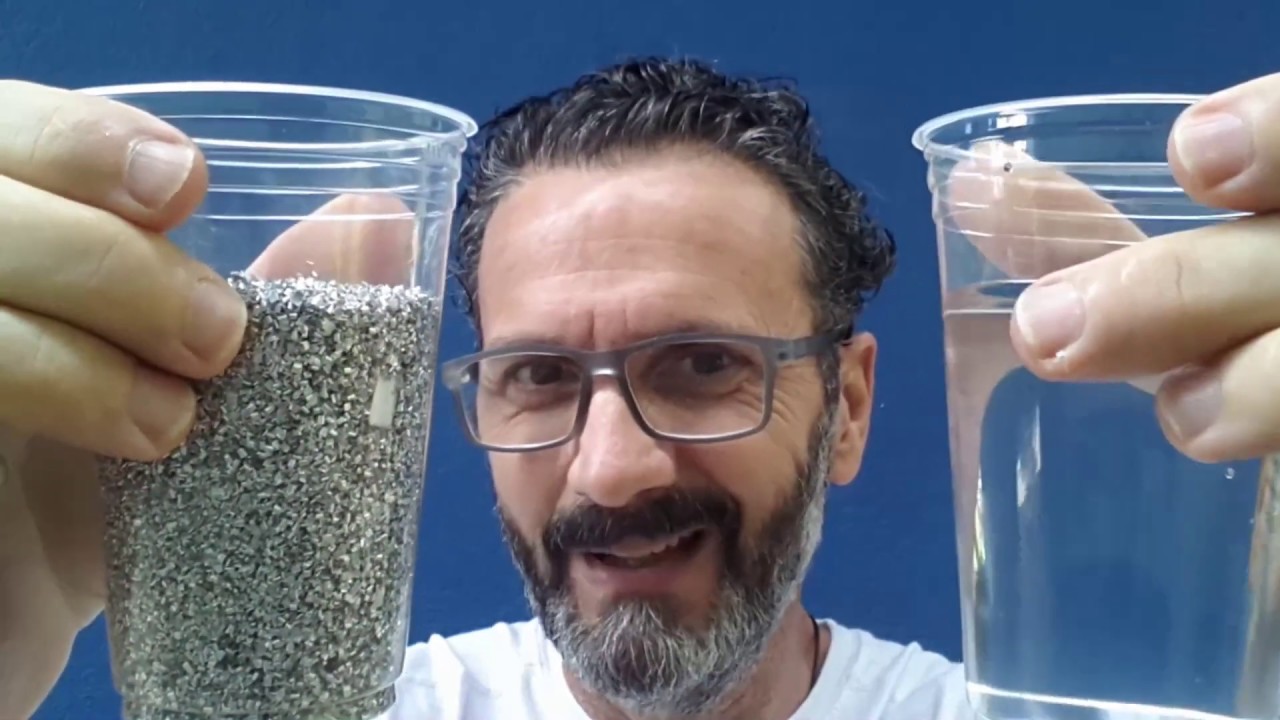 Fabricação correta de orgonites - respeitando a relação 50% resina / 50% metal