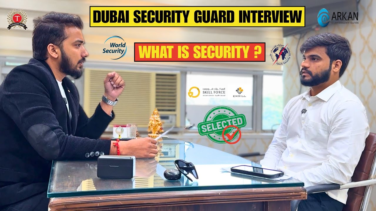 DUBAI SECURITY GUARD INTERVIEW | HOW TO CLEAR INTERVIEW | RD VLOGS DUBAI