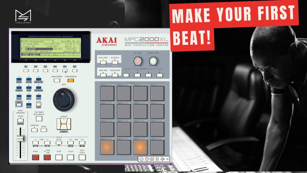 Making a Beat with the MPC 2000XL Emulator VMPC2000XL