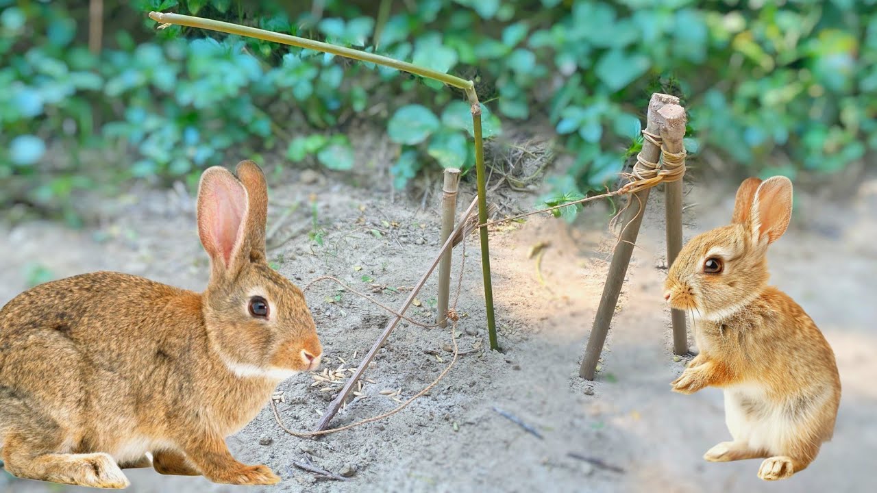 Easy Making Quick Pigeon Trap From village  - Really Unique Bird Trap#birdtrap#quick#37#rabbit