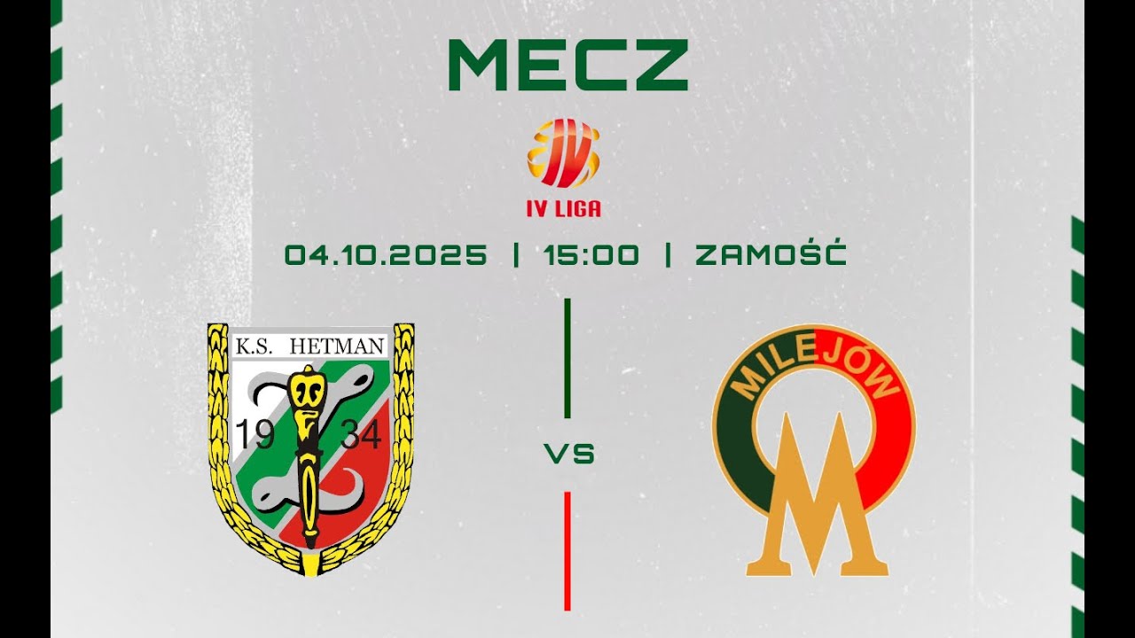 Hetman Zamość - Tur Milejów 04.10.2025