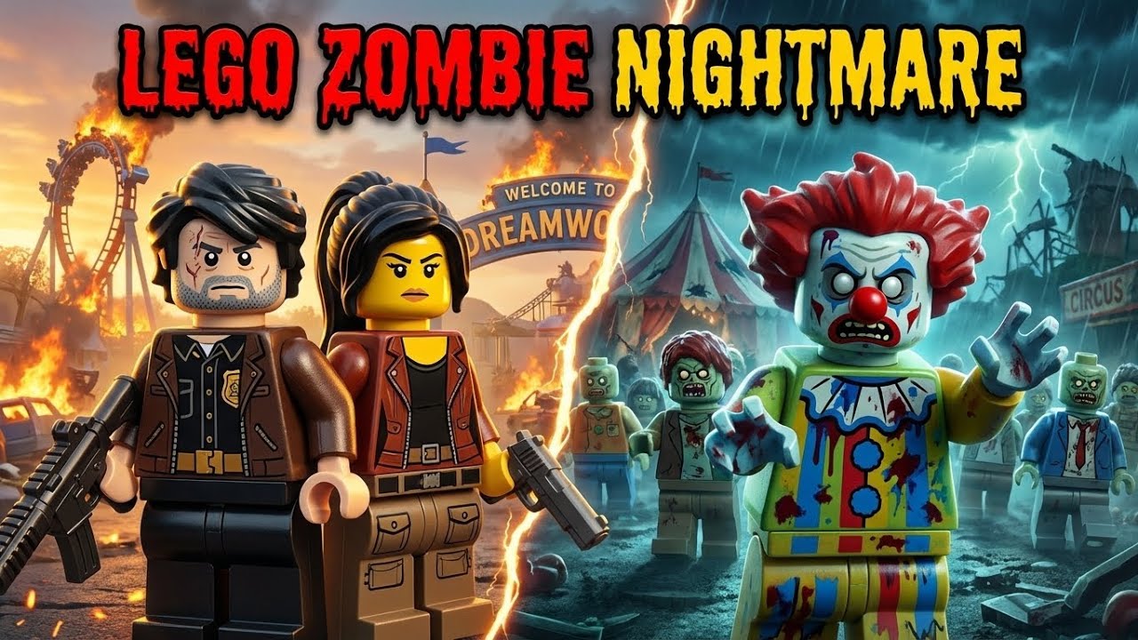 Zombie Nightmare: Carnival Of Terror | LEGO Zombie Animation | Full Episode 16
