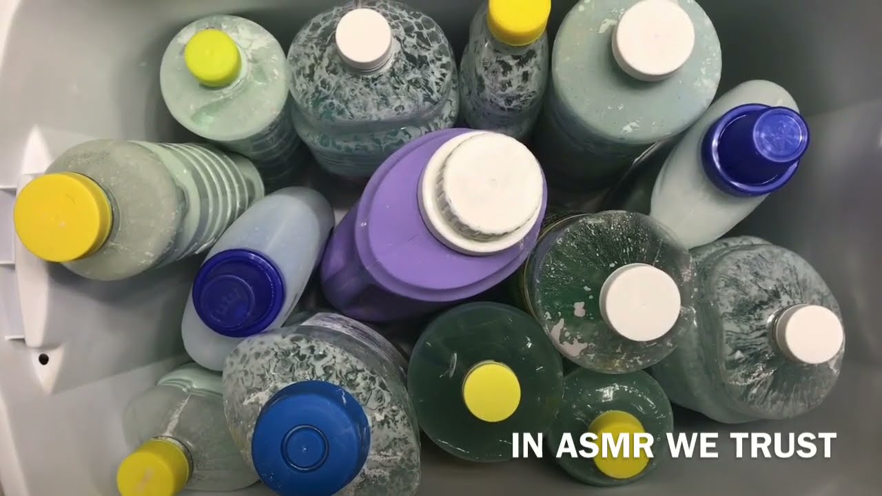 ASMR ✨14 Bottles of Saved Paste✨ Pine Rinse Included