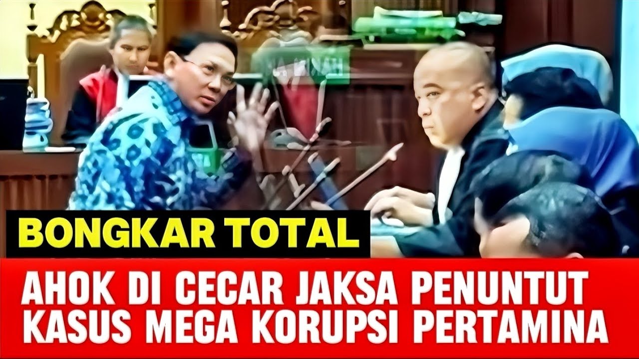 MELIHAT JAWABAN CERDAS AHOK DI CECAR PERTANYAAN OLEH JAKSA PENUNTUT KASUS KORUPSI PERTAMINA 