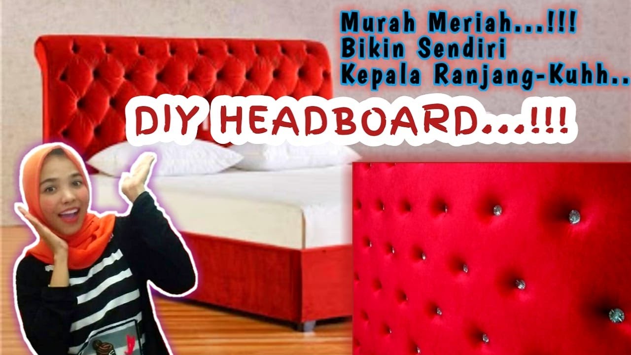 DIY HEADBOARD || Tutorial Membuat Kepala Tempat Tidur