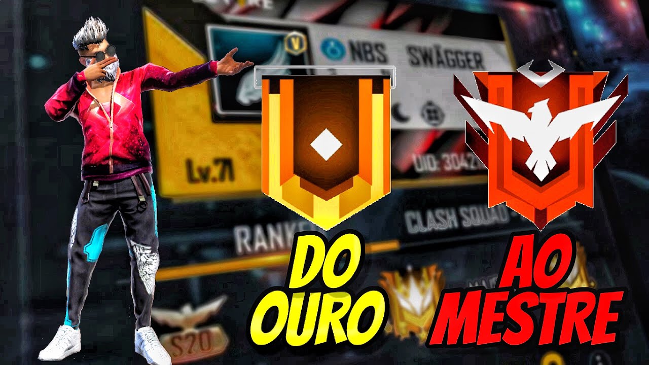 DO OURO AO MESTRE EM 24 HORAS (SEM DOBRO DE PONTOS) | TEMPORADA 22 | FREE FIRE