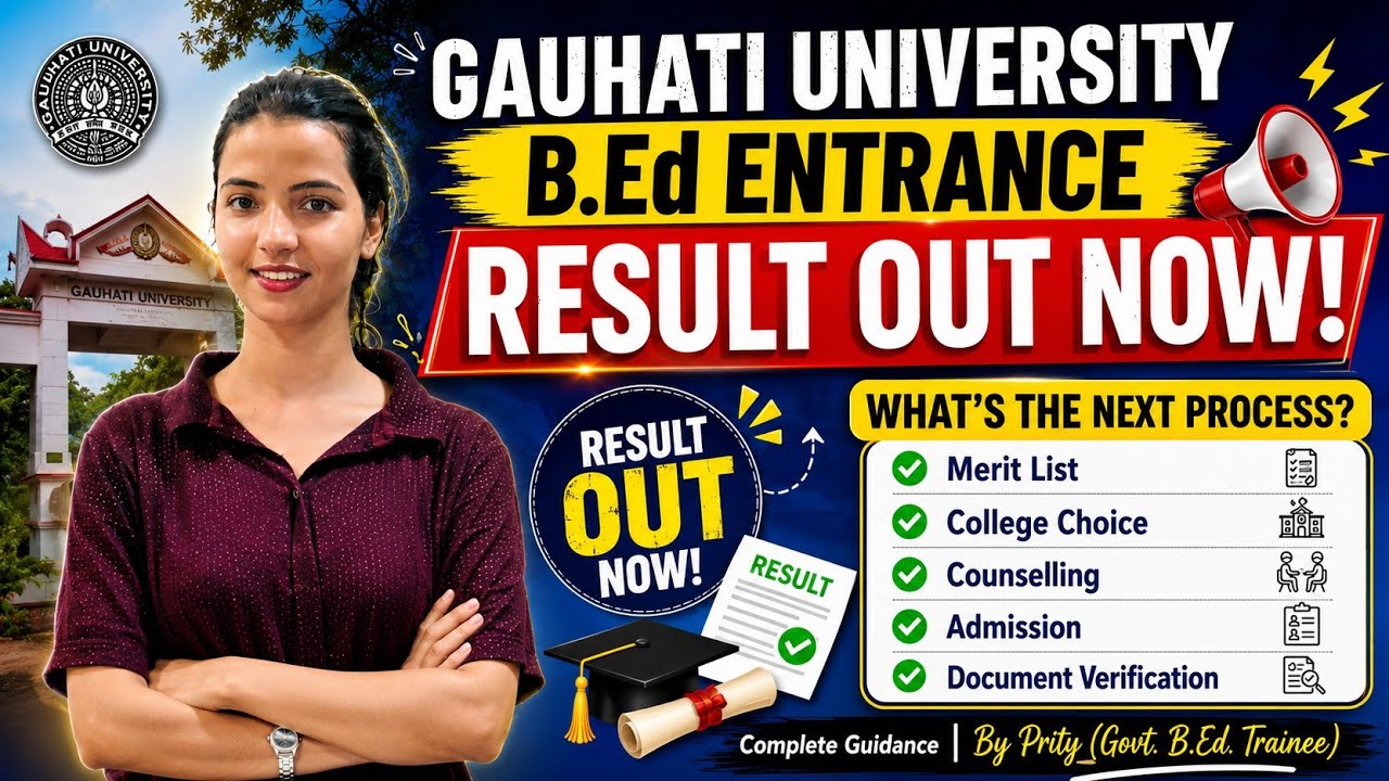 📢GU B.Ed Entrance Result Out💥 | Cut off | Merit list |  Next step #gubed #bedresult #meritlist #fyp 