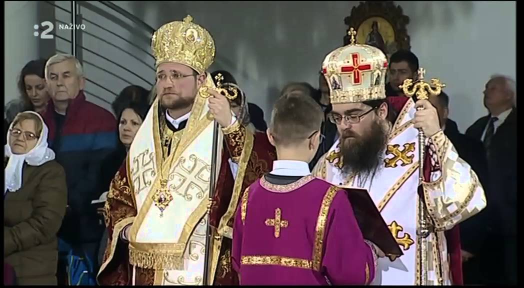 Pravoslávna bohoslužba s posvätením pamätníka genocídy Arménov - Košice 31.01.2016