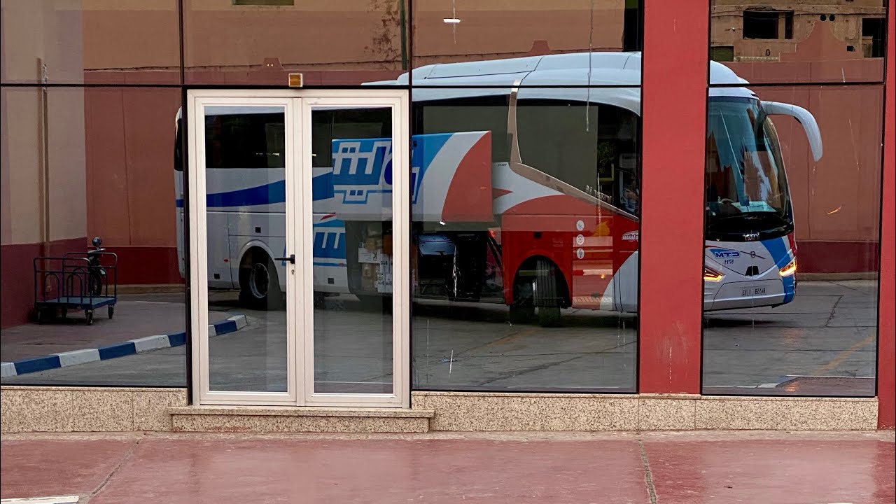 Road to #ouarzazat in bus CTM #volvo B11R #morocco
