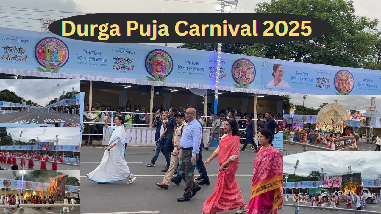 Durga puja carnival 2025 🔥 Top 113 Durga puja Pandal 