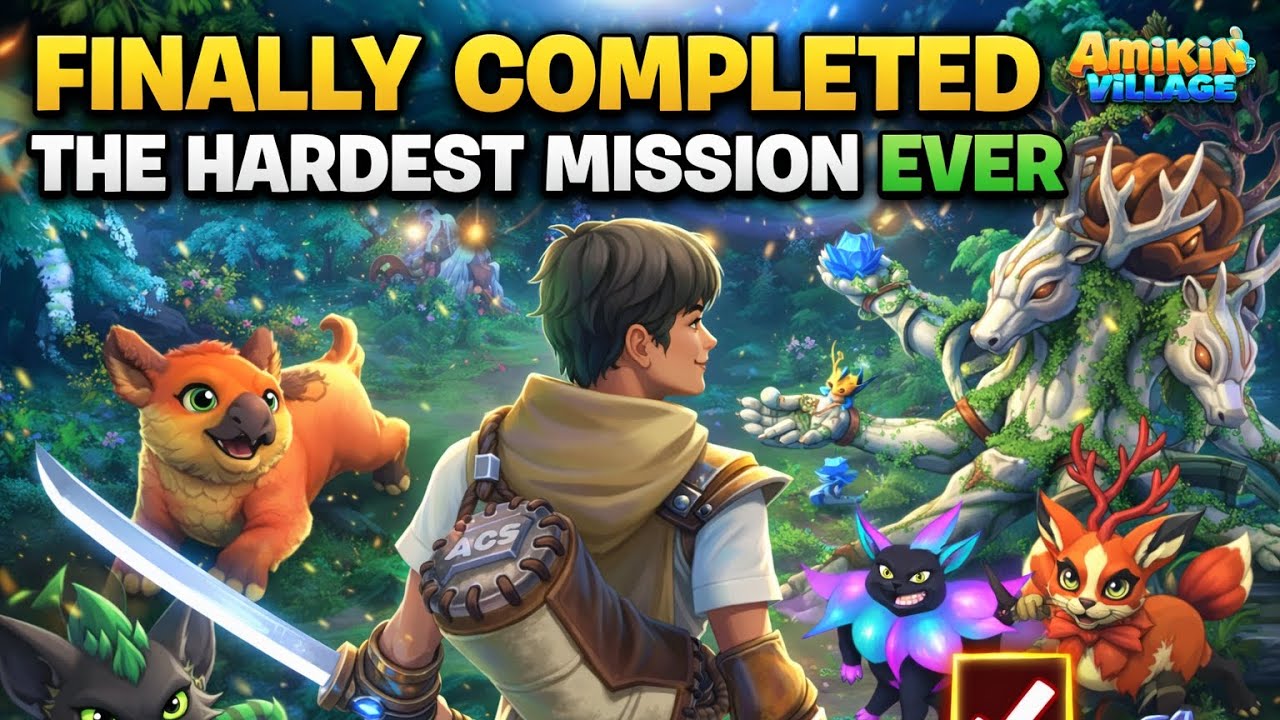 FINALLY Completed The HARDEST Mission in Amikin Village 😱🔥 | Epic Boss Fight & Rare Creatures!