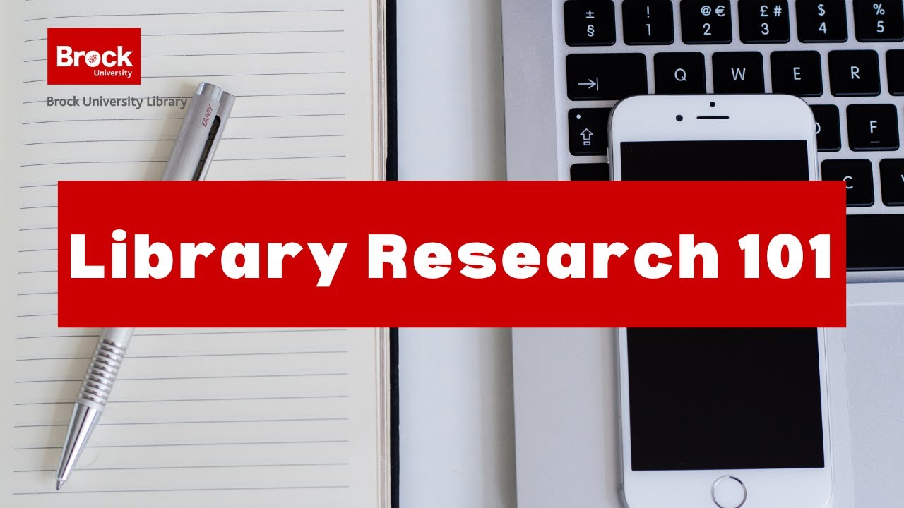 Library Research 101 Workshop (Fall 2020)
