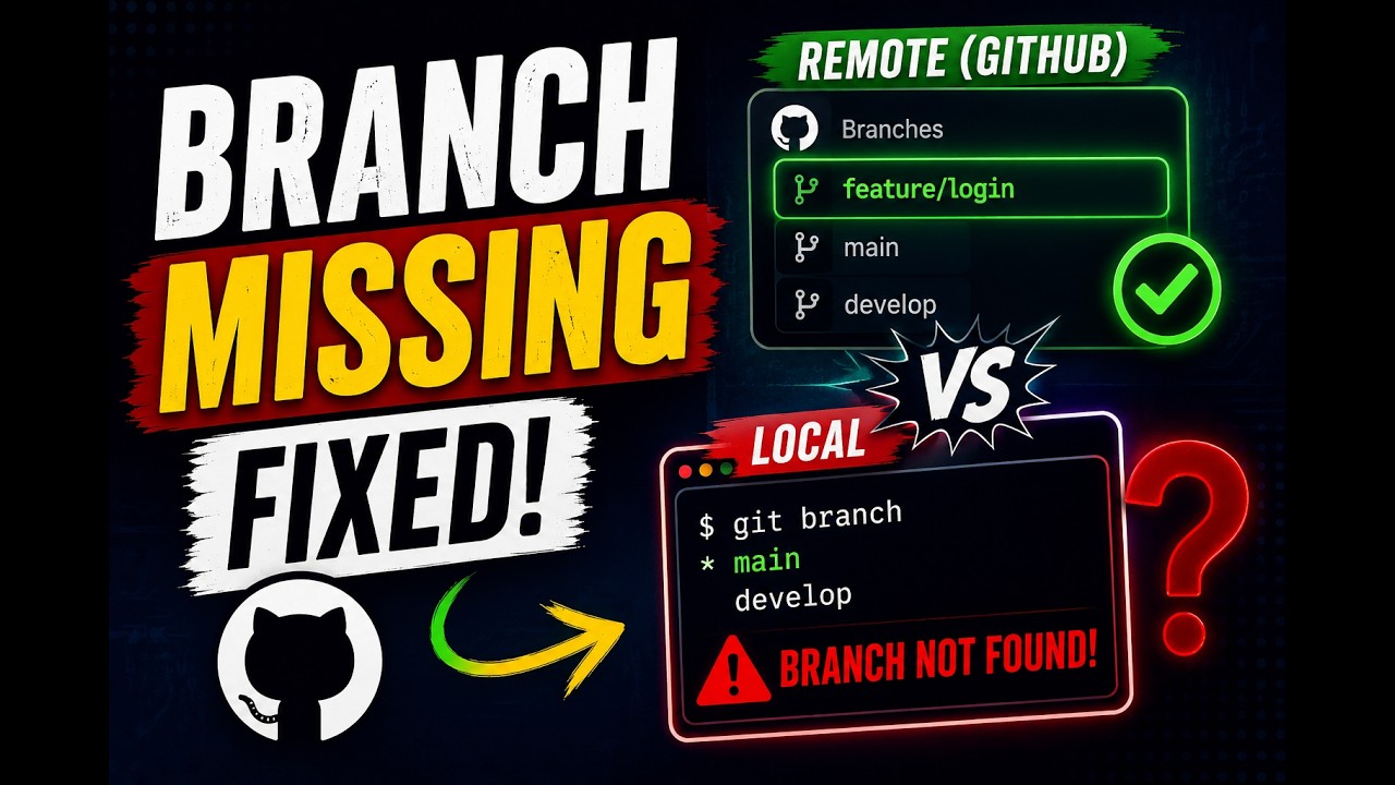 GitHub Branch Exists But Not Locally? Fix Missing Remote Branch Error