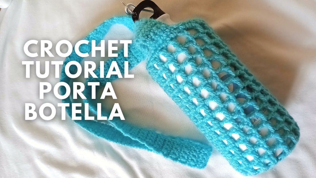 PORTA BOTELLAS a CROCHET paso a paso fácil y rápido