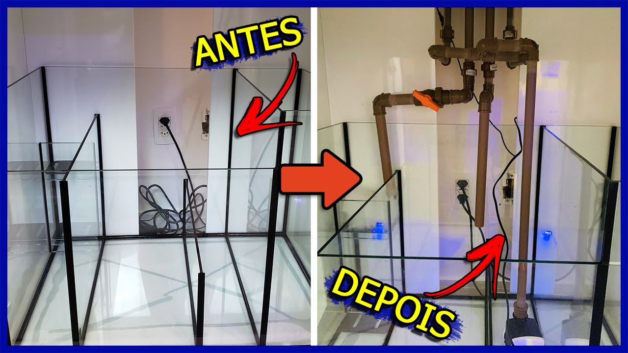 Montando a Tubulação e Canos de um AQUÁRIO Marinho!
