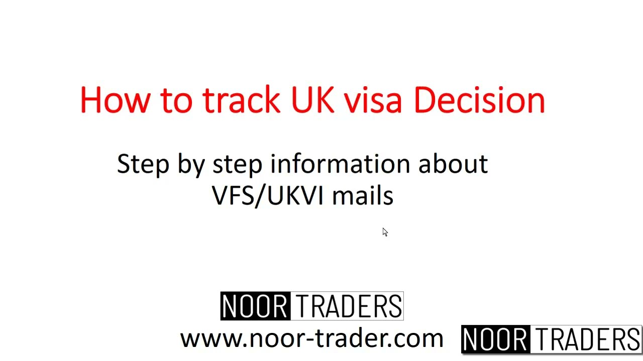 UK visa decision tracking with emails