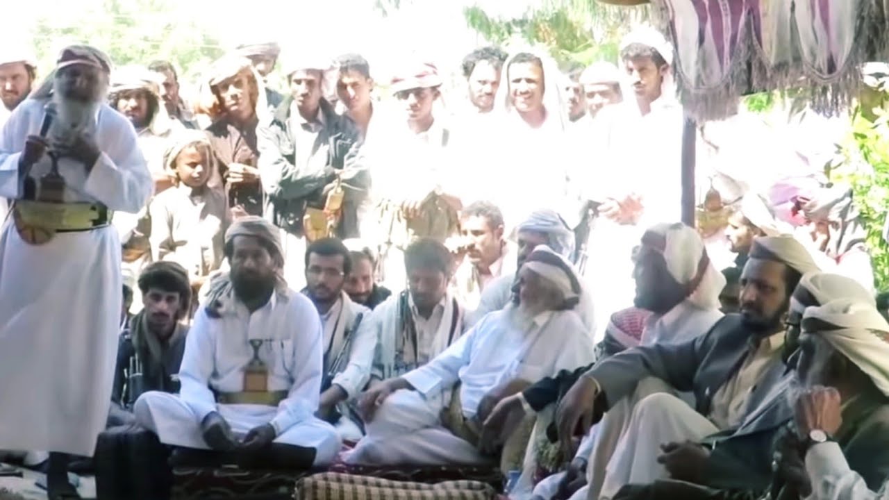 قالها بصراحة لمحافظ و مشائخ مارب الشيخ سعيد بن سهيل في عزاء بن معيلي اليمن yemen