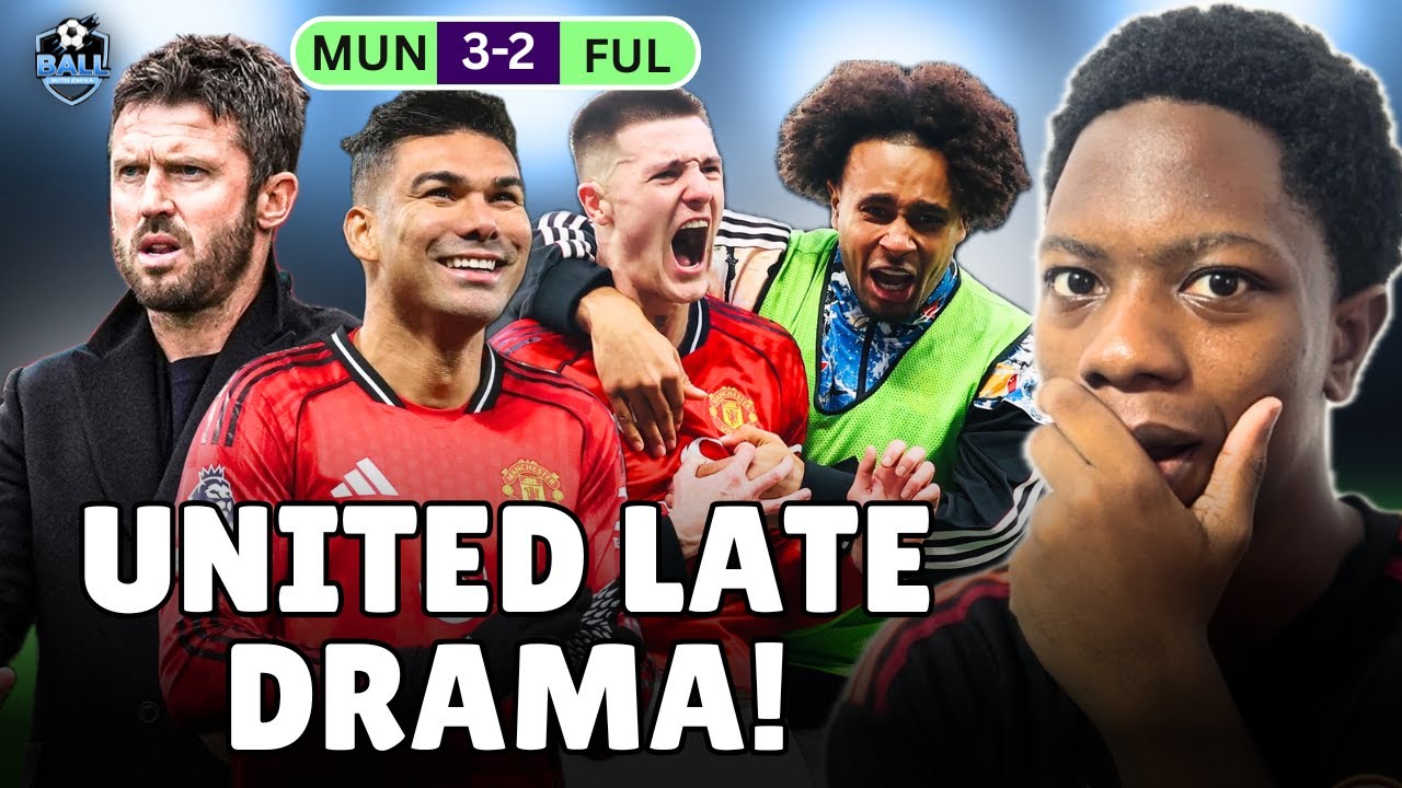 94th-Minute WINNER 😱 | Man United 3-2 Fulham Reaction