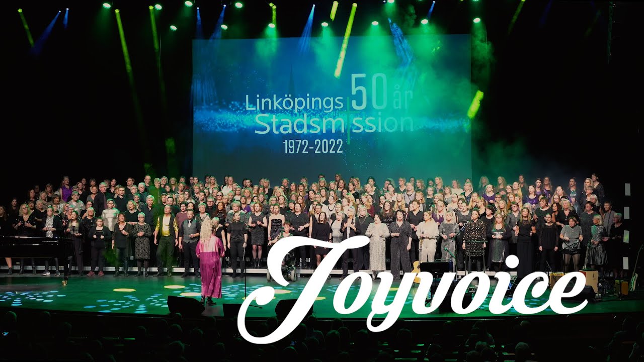 Joyvoice Choir at Linköpings Stadsmission celebrating 50 years  221118