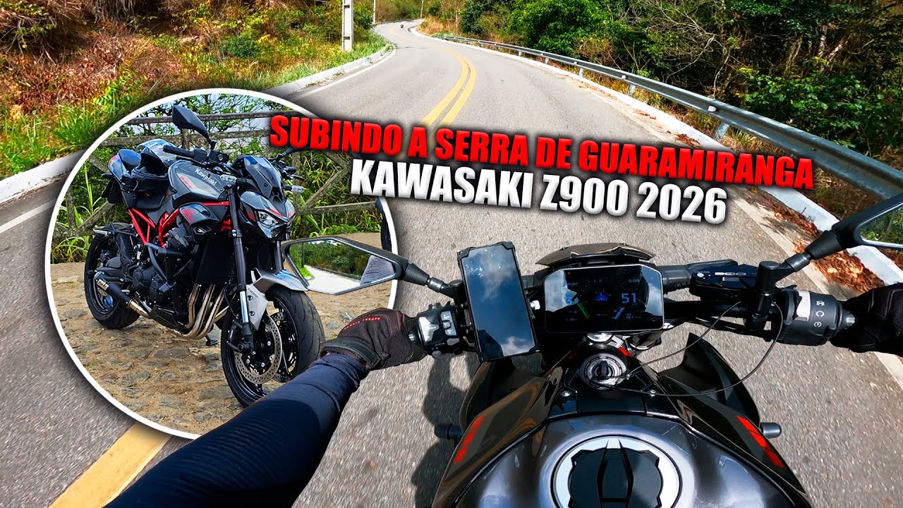 SUBINDO A SERRA DE Z900 2026 - PICO ALTO GUARAMIRANGA