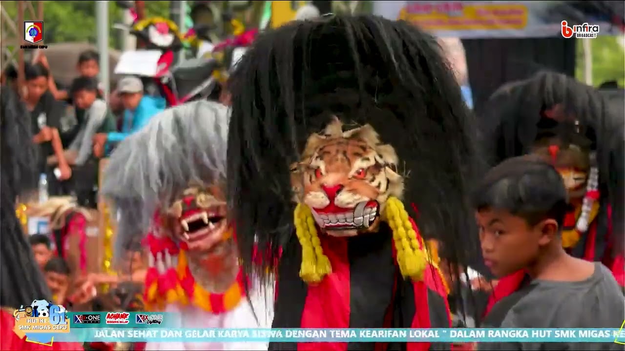 Barongan Siswa SMK MIGAS Cepu - HUT Ke-61