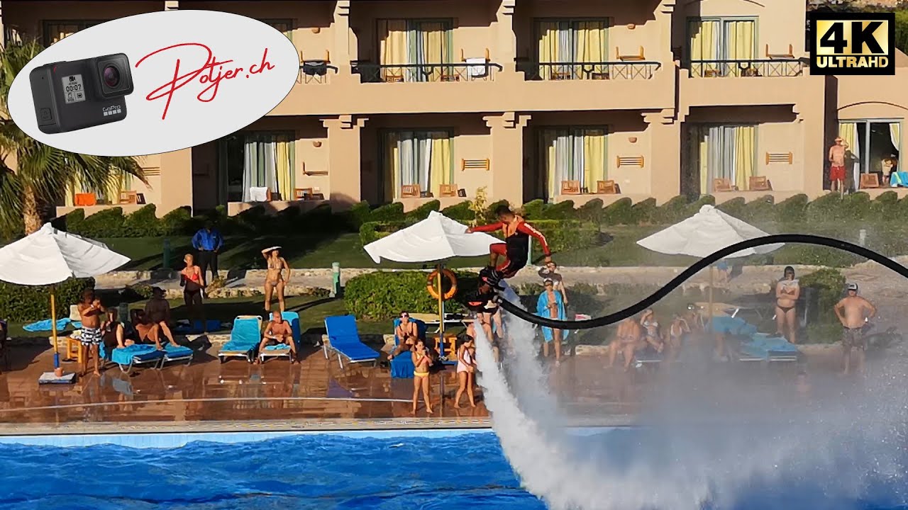Flyboard - Demonstration 4k in the Akassia Swiss Resort at Marsa Alam Egypt