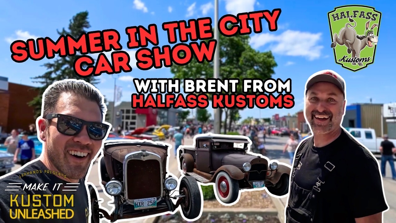 Лето в городском автошоу с Halfass Kustoms!