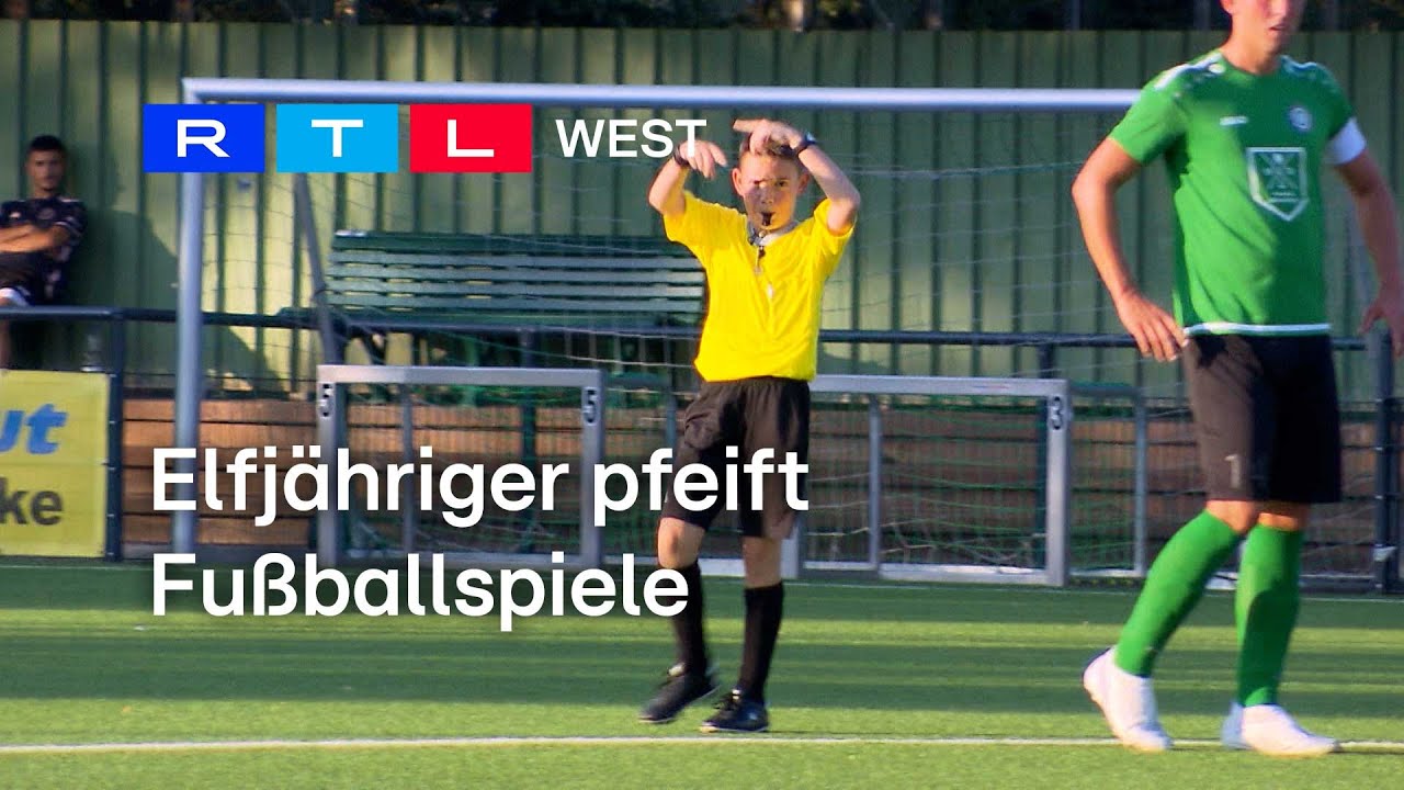 Sein Ziel ist die Bundesliga: Elfjähriger will Schiedsrichter werden | RTL WEST, 23.08.2023