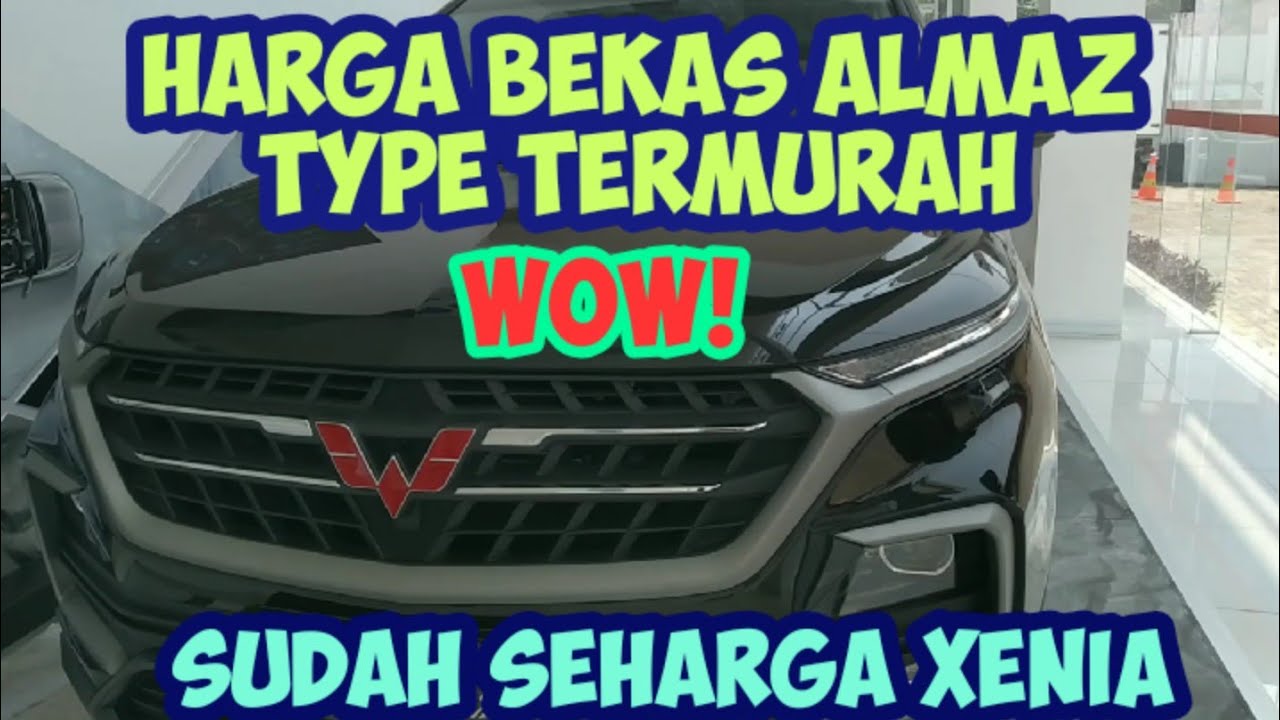 HARGA BEKAS WULING ALMAZ : TYPE TERMURAH SMART ENJOY WOW GA SAMPE 200 JUTA KM 8.000 AN