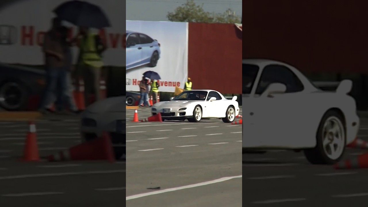 mazda rx-7 autocross drift #mazda #drift #autocross